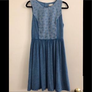 Altar’d Stare Chambray Dress